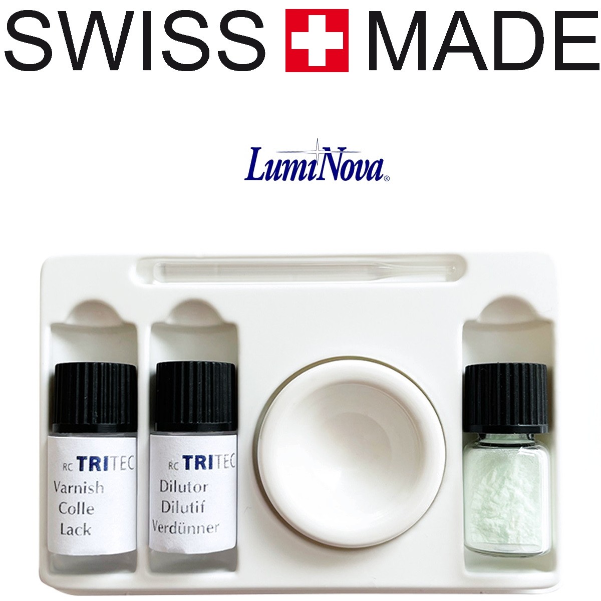 Kit di Pasta Luminosa Colorata Non Radioattiva per Orologi