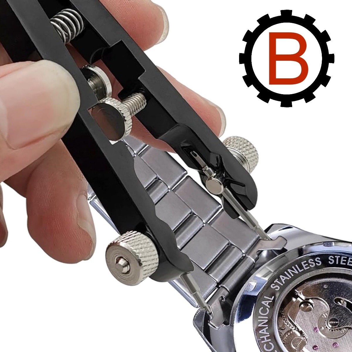 Anglecai - Set di 3 accessori per la chiusura e l'aggancio di gioielli, per braccialetti e collane, chiusure per orologi, cravatte e cerniere, 3 pezzi