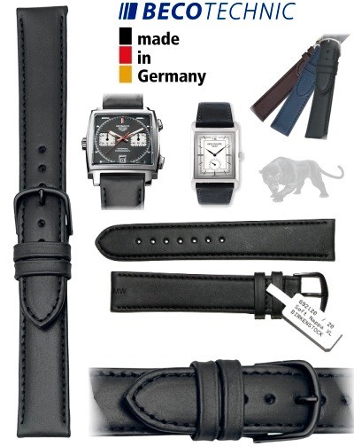 Cinturino in pelle NAPPA ALL BLACK nero 12 mm