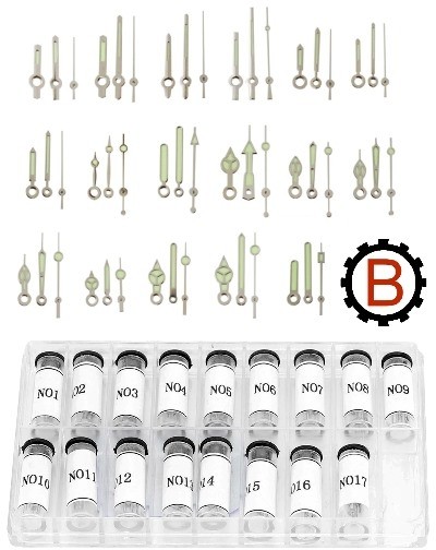 153 lancette fosforescenti HIGH-QUALITY - acciaio