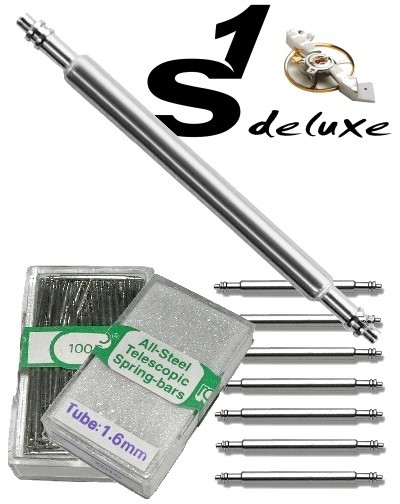 100 anse a molla per orologi 18 mm INOX Barre e anse per bracciali e cinturini orologi