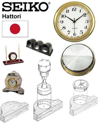 INNSPIRO Lancette Per Orologio Oro - Ore 51mm, Minuti 35mm, Secondi 53mm - Per Movimenti 800-12/20