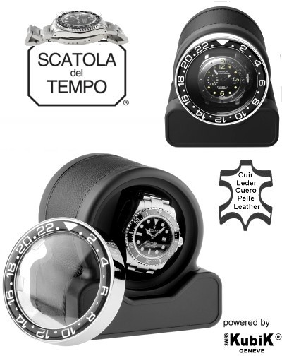 Rotore Scatola del Tempo Rotor One ALL BLACK GMT Nero perfetto per gli  orologi Rolex - Swiss Kubik