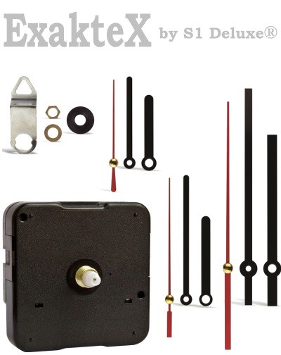 Set meccanismo al quarzo ExakteX P3 per orologio da parete - Sostituisci  meccanismo orologio ricambi