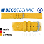 Cinturino per orologi HERMES giallo / acciaio 20 mm 