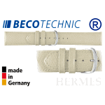 Cinturino per orologi HERMES crema / acciaio 22 mm