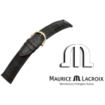 Cinturino pelle MAURICE LACROIX LOUISIANA 18 nero/oro