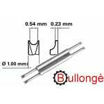 Forchette di ricambio BULLONGÈ 6825-XF 0,54mm per Rolex