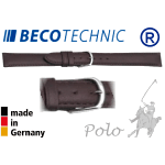 Cinturino in pelle Beco Technic POLO marrone scuro 8mm inox