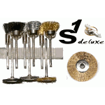 Set da 9 mini-spazzole con fili metallici High-Tech